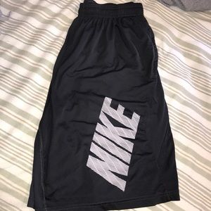 Dark gray Nike gym shorts